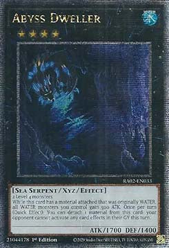 Abyss Dweller (V.5 - Quarter Century Secret Rare)⁣ - 25th Anniversary Rarity Collection II⁣ (Quarter Century Secret Rare)⁣ [033]