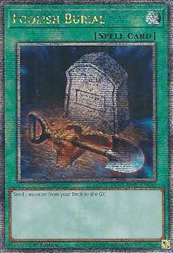Foolish Burial (V.5 - Quarter Century Secret Rare)⁣ - 25th Anniversary Rarity Collection II⁣ (Quarter Century Secret Rare)⁣ [049]