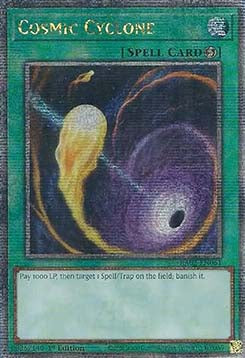 Cosmic Cyclone (V.5 - Quarter Century Secret Rare)⁣ - 25th Anniversary Rarity Collection II⁣ (Quarter Century Secret Rare)⁣ [061]