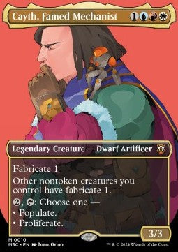 Cayth, Famed Mechanist (V.1)⁣ - Commander: Modern Horizons 3: Extras⁣ (Mythic)⁣ [10]