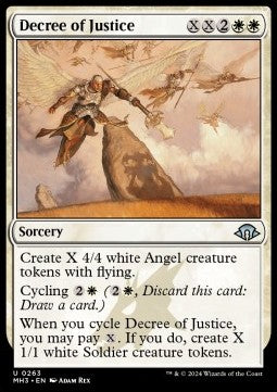 Decree of Justice⁣ - Modern Horizons 3⁣ (Uncommon)⁣ [263]