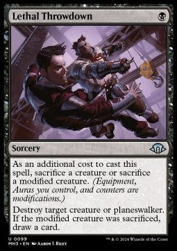 Lethal Throwdown⁣ - Modern Horizons 3⁣ (Uncommon)⁣ [99]