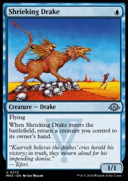 Shrieking Drake⁣ - Modern Horizons 3⁣ (Uncommon)⁣ [272]
