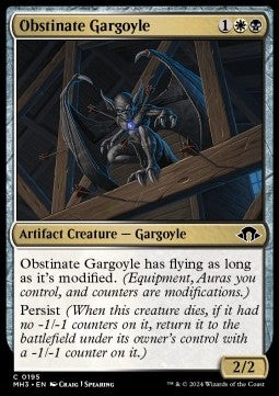 Obstinate Gargoyle⁣ - Modern Horizons 3⁣ (Common)⁣ [195]