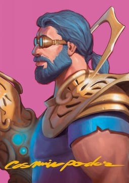 Art Series: Satya, Aetherflux Genius (V.2)⁣ - Modern Horizons 3: Extras⁣ (Tip Card)⁣ [A26]