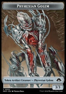 Phyrexian Golem Token (Artifact 3/3)⁣ - Modern Horizons 3: Tokens⁣ (Token)⁣ [T32]