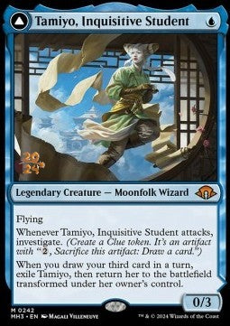 Tamiyo, Inquisitive Student // Tamiyo, Seasoned Scholar⁣ - Modern Horizons 3: Promos⁣ (Mythic)⁣ [242]
