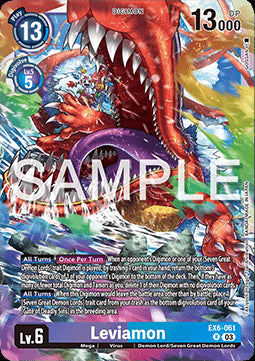 Leviamon (EX6-061) (V.1)⁣ - Infernal Ascension⁣ (Rare)⁣ [061]