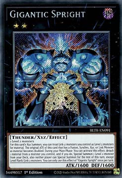 Gigantic Spright (V.1 - Secret Rare)⁣ - Battles of Legend: Terminal Revenge⁣ (Secret Rare)⁣ [091]