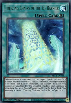Freezing Chains of the Ice Barrier⁣ - Battles of Legend: Terminal Revenge⁣ (Ultra Rare)⁣ [103]