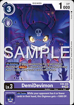 DemiDevimon (EX6-046)⁣ - Infernal Ascension⁣ (Common)⁣ [046]