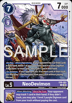 NeoDevimon (EX6-051)⁣ - Infernal Ascension⁣ (Common)⁣ [051]