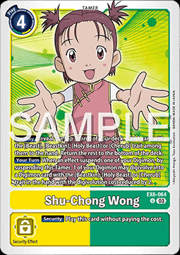 Shu-Chong Wong (EX6-064) (V.1)⁣ - Infernal Ascension⁣ (Uncommon)⁣ [064]