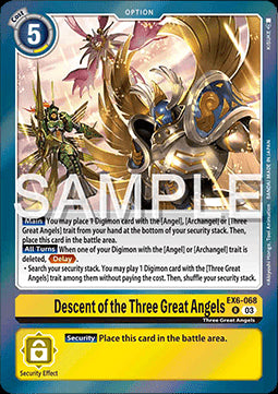 Descent of the Three Great Angels (EX6-068)⁣ - Infernal Ascension⁣ (Rare)⁣ [068]