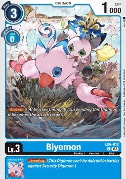 Biyomon (EX6-012)⁣ - Infernal Ascension⁣ (Common)⁣ [012]