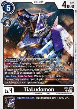 TiaLudomon (EX6-040)⁣ - Infernal Ascension⁣ (Common)⁣ [040]