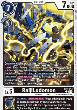 RaijiLudomon (EX6-042)⁣ - Infernal Ascension⁣ (Common)⁣ [042]