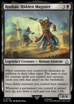 Roshan, Hidden Magister⁣ - Universes Beyond: Assassin's Creed⁣ (Uncommon)⁣ [32]