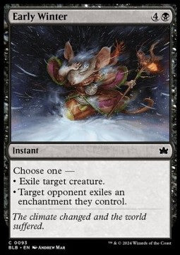 Early Winter⁣ - Bloomburrow⁣ (Common)⁣ [93]