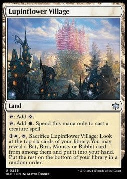 Lupinflower Village⁣ - Bloomburrow⁣ (Uncommon)⁣ [256]