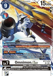 Omnimon Ace (BT17-078) (V.1) - Secret Crisis (Super Rare) [BT-17-078]