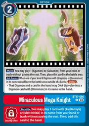 Miraculous Mega Knight (BT17-095)⁣ - Secret Crisis⁣ (Uncommon)⁣ [095]