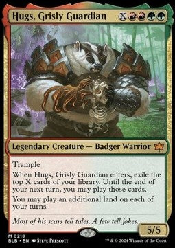 Hugs, Grisly Guardian⁣ - Bloomburrow⁣ (Mythic)⁣ [218]