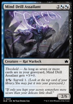 Mind Drill Assailant⁣ - Bloomburrow⁣ (Common)⁣ [225]