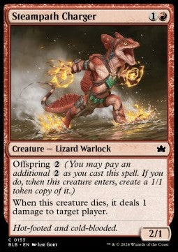 Steampath Charger⁣ - Bloomburrow⁣ (Common)⁣ [153]
