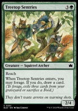 Treetop Sentries⁣ - Bloomburrow⁣ (Common)⁣ [201]