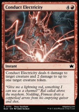 Conduct Electricity⁣ - Bloomburrow⁣ (Common)⁣ [130]