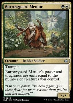 Burrowguard Mentor⁣ - Bloomburrow⁣ (Uncommon)⁣ [206]