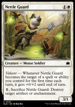 Nettle Guard⁣ - Bloomburrow⁣ (Common)⁣ [23]