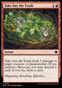 Take Out the Trash⁣ - Bloomburrow⁣ (Common)⁣ [156]