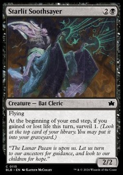 Starlit Soothsayer⁣ - Bloomburrow⁣ (Common)⁣ [115]