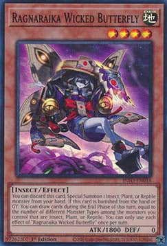 Ragnaraika Wicked Butterfly⁣ - The Infinite Forbidden⁣ (Super Rare)⁣ [018]