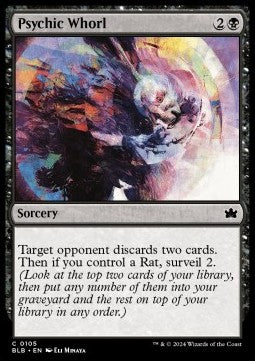 Psychic Whorl⁣ - Bloomburrow⁣ (Common)⁣ [105]