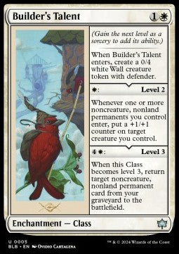 Builder's Talent⁣ - Bloomburrow⁣ (Uncommon)⁣ [5]