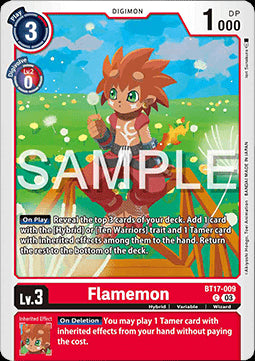 Flamemon (BT17-009)⁣ - Secret Crisis⁣ (Common)⁣ [009]