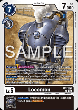Locomon (BT17-056)⁣ - Secret Crisis⁣ (Common)⁣ [056]