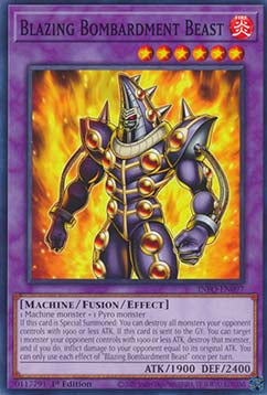 Blazing Bombardment Beast⁣ - The Infinite Forbidden⁣ (Common)⁣ [097]