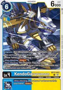 KendoGarurumon (BT17-023)⁣ - Secret Crisis⁣ (Common)⁣ [023]