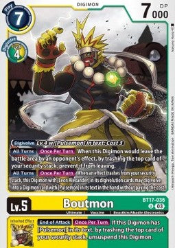 Boutmon (BT17-036)⁣ - Secret Crisis⁣ (Uncommon)⁣ [036]
