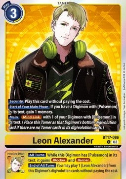 Leon Alexander (BT17-086) (V.1)⁣ - Secret Crisis⁣ (Rare)⁣ [086]