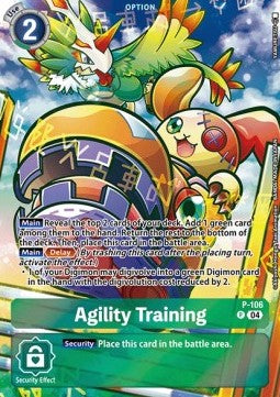 Agility Training (P-106)⁣ - Starter Deck: Fable Waltz⁣ (Alternative Art)⁣ [P-106]