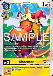 Shoemon (EX7-024) (V.1)⁣ - Digimon Liberator⁣ (Rare)⁣ [024]