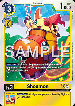 Shoemon (EX7-024) (V.1)⁣ - Digimon Liberator⁣ (Rare)⁣ [024]
