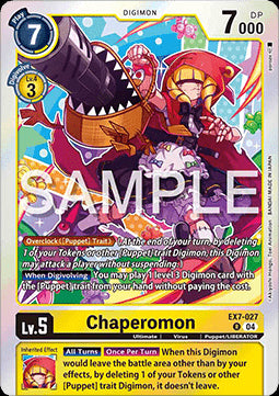 Chaperomon (EX7-027)⁣ - Digimon Liberator⁣ (Rare)⁣ [027]