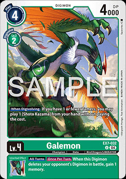 Galemon (EX7-032) (V.1)⁣ - Digimon Liberator⁣ (Uncommon)⁣ [032]