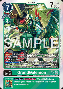 GrandGalemon (EX7-034)⁣ - Digimon Liberator⁣ (Rare)⁣ [034]